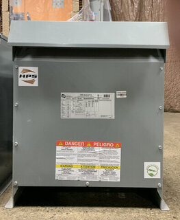 HAMMOND- SG3A0030PK0C (PRI.600V,SEC.480/277V,30KVA,3R) - TAPS 2.5% Product Image